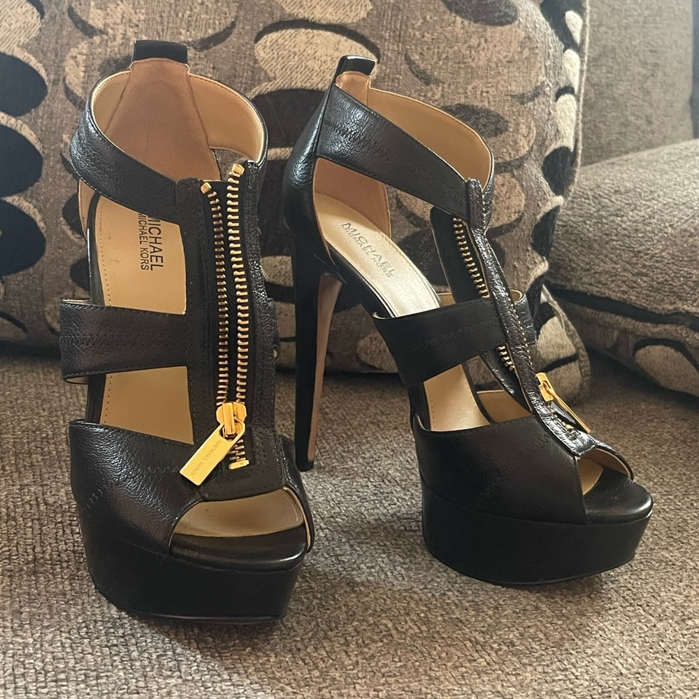 Mk black heels